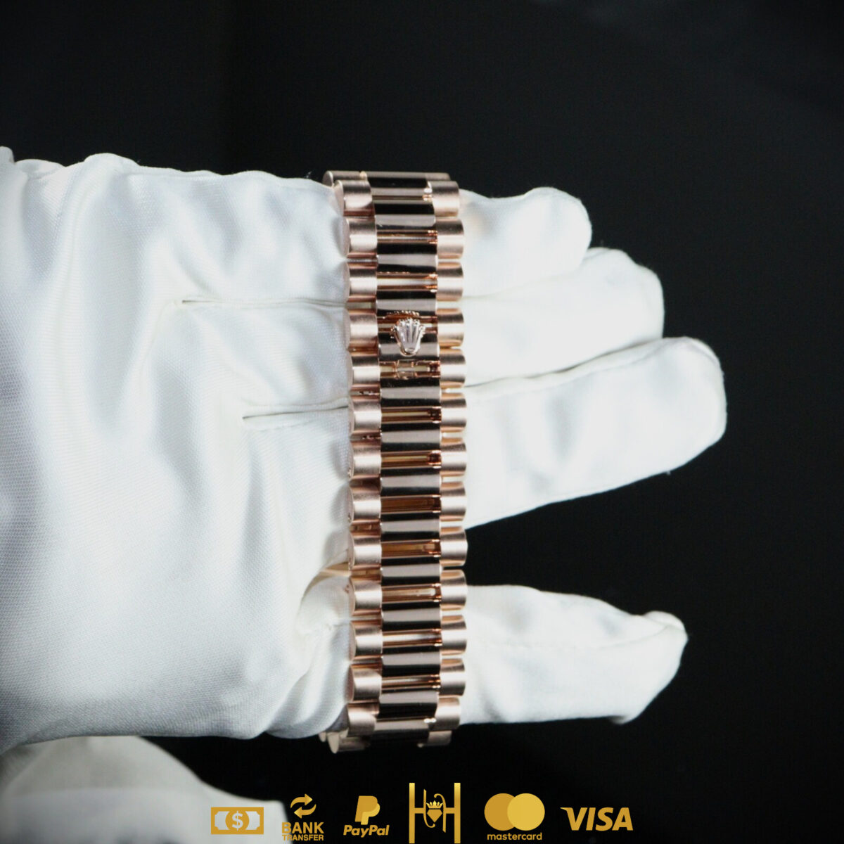 Rolex Day Date II President 41 mm en oro rosa 18k Chocolate - Imagen 6